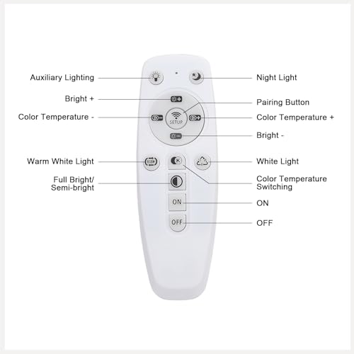 Dimmable Crystal Ceiling Light with 5-Square, 68W LED Crystal Chandelier Light, Flush Mount Ceiling Lamp for Living Room Kitchen Office Bedroom Dining Room(Remote Control, 3000k-6000k)