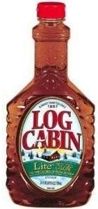 LOG CABIN PANCAKE SYRUP LITE MAPLE 24 OZ