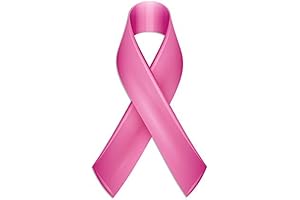 Colorful 50-Pack Breast Cancer Awareness Helmet Stickers