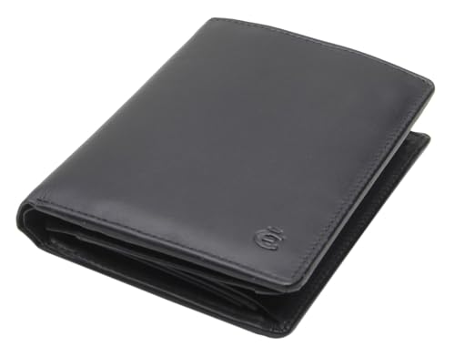 Portefeuille Esquire Logo Billfold noir compact pour hommes - 4