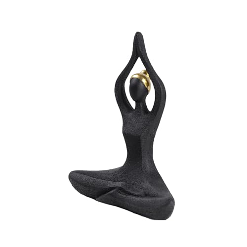 Figura de Resina en Pose de Yoga para Meditación miniatura 5