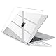 EooCoo Hülle Kompatibel mit MacBook Air 13.6 Zoll M4 M3 M2 2025 2024 2022 (A3240 A3113 A2681) Ultradünne Hartschale Schutzhülle Snap Case Transparent Cover für Mac Book Air 13 Laptop - KristallKlar