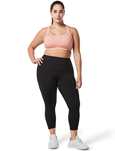 Yvette Sports Bras For Women High Impact Racerback Workout Sports Bra High Support For Large Bust Plus Size, Pink,Xl #TOP7