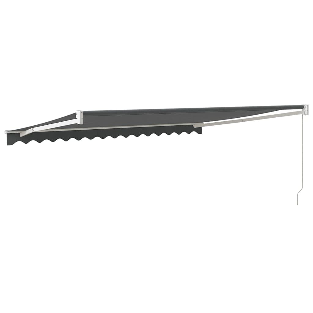 Ce Store banne rétractable 4x3m, motorisé/Manuel, Offre Un abri Solaire extérieur idéal pour Balcon et terrasse. Fabriqué en Tissu Gris et Aluminium résistant aux intempéries, il est Facile