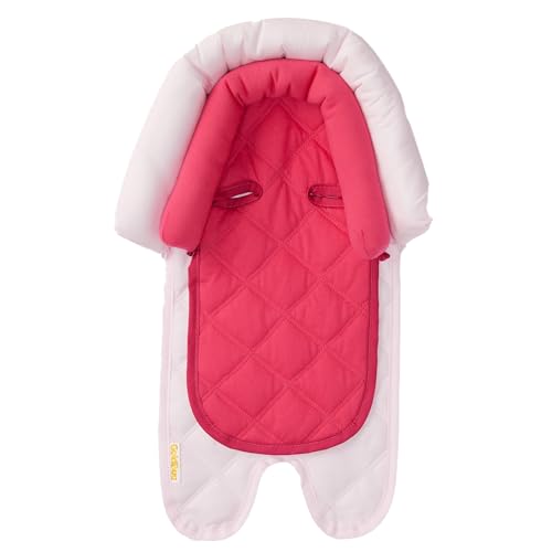 Image of Travel Bug Baby & Toddler 2-in-1 Head Support Duo Head Support for Car Seats, Strollers & Bouncers - Pink