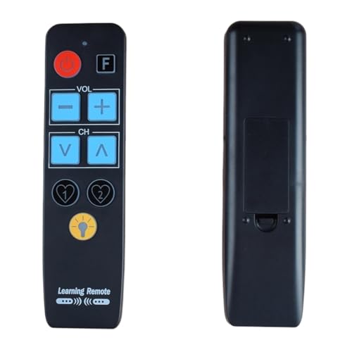 Télécommande universelle TV box DVD DVB chauffage et grand bouton senior - 2