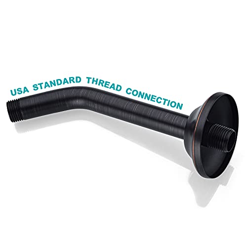Bestill Wall Mounted 8 Inch Extension Shower Head Arm, Shower Arm And Flange Included, Oil Rubbed Bronze #TOP5