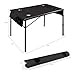 PICNIC TIME NFL New York Jets Travel Table Portable Folding Table, Camping Table, Outdoor Table with Carry Bag, (Black)