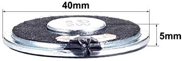 uxcell 2W 8 Ohm DIY Speaker 40mm Round Shape Replacement Loudspeaker 2pcs image 5