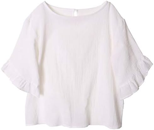 Amazon ブラウス レディース 袖フリル 綿100 おしゃれ 白 オフィス 半袖 フリルブラウス シャツ ブラウス 通販 Amazon ブラウス レディース 袖フリル 綿100 おしゃれ 白 オフィス 半袖 フリルブラウス シャツ ブラウス 通販