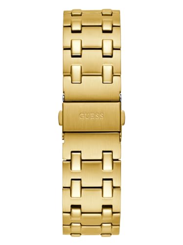 GUESS Asset Analog Watch for Men, Gold - Image 4