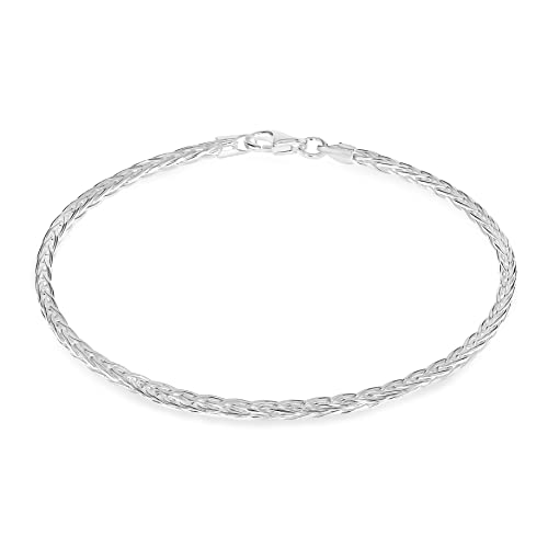 Tuscany Silver Damen Venezianerkette Armband Sterling Silber 18cm/7'