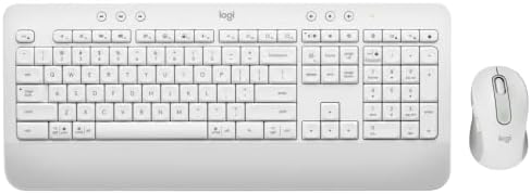 Logitech Signature MK650 Combo for Business, Wireless Mouse and Keyboard, Logi Bolt, Bluetooth, SmartWheel, Globally Certified, Windows/Mac/Chrome/Linux - Off-White
