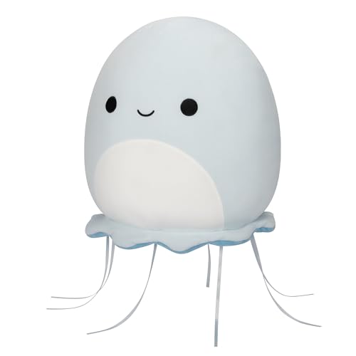 Image of Squishmallows Pale Blue Jellyfish with White Belly