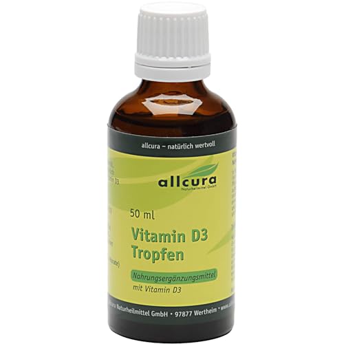 allcura Vitamin D3 Tropfen, 50 ml Lösung