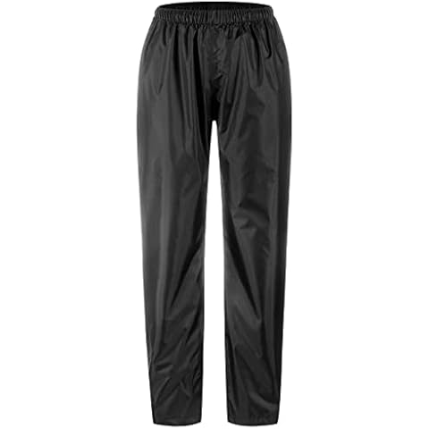 AXESQUIN Waterproof Trousers Womens Lightweight Breathable Quick Dry Ladies Overtrousers Packable Outdoor Rain Pants for Walking Hiking Cycling Golf-Black M Cover
