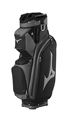 Mizuno Pro Cart Bag, Black/Charcoal