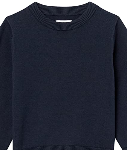 Amazon Essentials Boys and Toddlers' Uniform Cotton Crewneck Sweater2