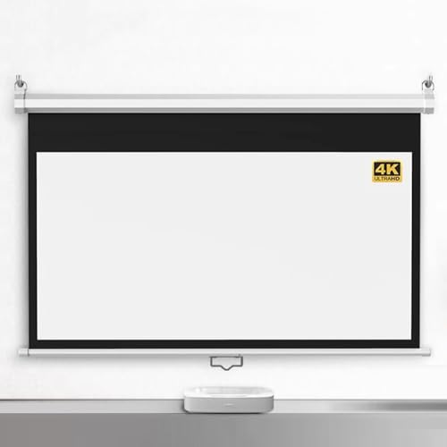 Pantalla de proyección manual retractable 60" 16:9 miniatura 1