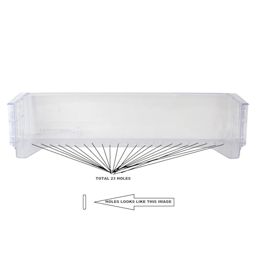 Image of spareplanet Bottle Shelf Part Code R-N44-24598 - Fits Only in Middle Rack Compatible with Godrej RT Eon 240 Double Door Refrigerator