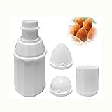 3-in-1 Arancini Maker & Fleischbällchen-Form Set (4-tlg) - Mehrzweck-Reisbällchenformer für Onigiri, Arancinotto und Reisbällchen - Spülmaschinenfeste Küchenhelfer mit Kegel & Rundform