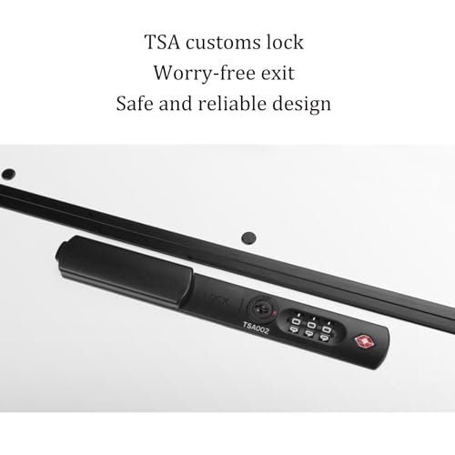 Generic Carry-Ons Smart Suitcase, Lightweight Electric Luggage Scooter, Travel Trolley Case with Digital Lock, Waterproof for Business Trips, black2