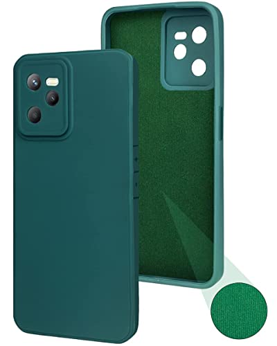 Image of Jkobi Back Cover Case for Realme Narzo 50A Prime (Inside Fiber Cloth | Smooth Matte Finish | Elegant Professional Look |Green)