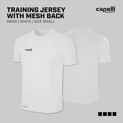 Capelli Sport Men's Workout Top, Short Sleeve Crew Neck Exercise Training Jersey3