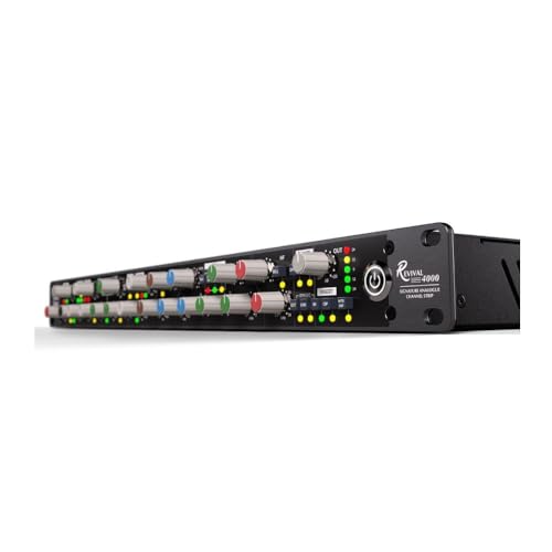 Leggendario suono SSL: striscia di canali analogici firmata ispirata all'iconica serie 4000 in un formato compatto 1U