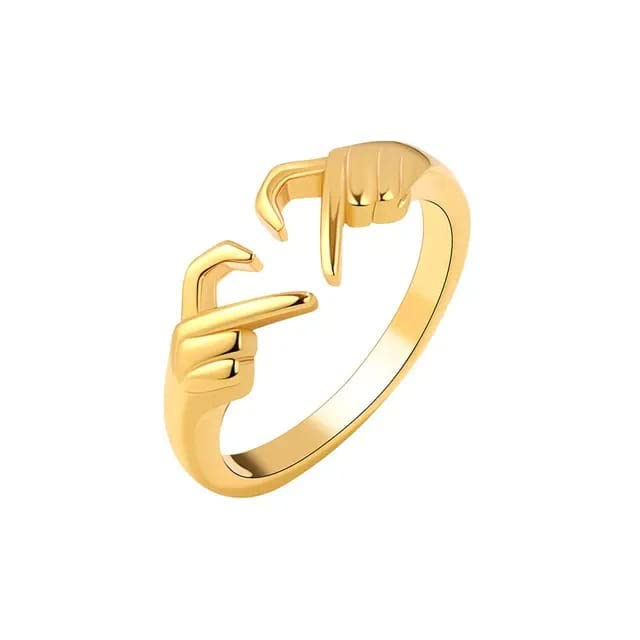 KRYSTALZ Heart Shape Adjustable Alloy Steel Open Wrap Ring for Women & Girl Promise Statement Friendship Ring - Pack of 1 Piece (Gold, Alloy) (B0BQYR2WMR) Amazon Price History, Amazon Price Tracker