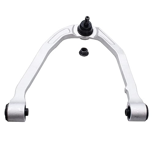 Image of Detroit Axle - 4pc Front End Control Arms Kit for 03-07 Infiniti G35, 03-09 Nissan 350Z, 2 Upper Control Arms 2 Outer Tie Rod Ends 2003 2004 2005 2006 2007 2008 2009 Replacement