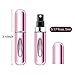 BeautyChen 6 Pack 5ml Refillable Perfume Atomizer Spray Bottle Portable Mini Empty Easy to Fill Scent Aftershave Pump Case Travel Outgoing Purse Multicolor