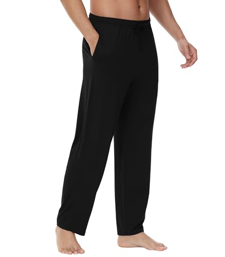 WiWi Viscose from Bamboo Men's Sleep Pant Sports Trousers with Pockets Light Bottom S-XXL3