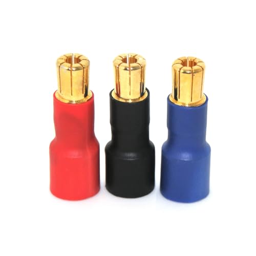 Adaptador de bala 6,5 mm a 8 mm Mambo ESC conectores de motor para modelos RC