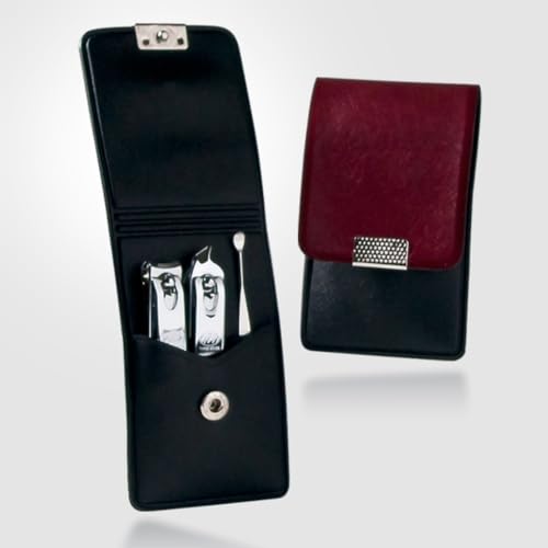 Three Seven . Travel Manicure Pedicure Grooming Kit Set,Stainless steel, (Total 3 PC, Model: TS-78C,