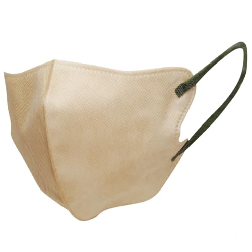 [�؂€���l] �o�C�J���[�g�� 3D���̃}�X�N 10��×2�� ���C�g�x�[�W�� (2, ���C�g�x�[�W��, �W��)