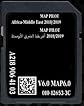 Carte SD Navigation GPS Afrique Moyen Orient 2018-2019 v6 Compatible avec Mercedes Garmin Map Pilot STAR1 - A2189064103
