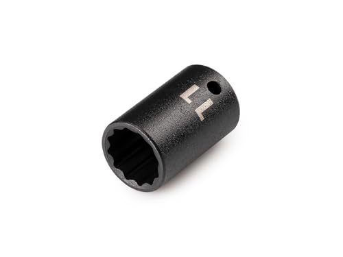 Image of TEKTON 1 /4 Inch Drive x 11 mm Shallow 12-Point Impact Socket | SID02311