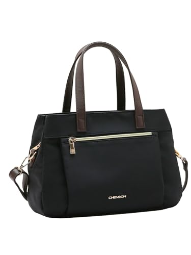 Bolsa Clássica e Moderna Microfiber Chenson - Preto 3185113