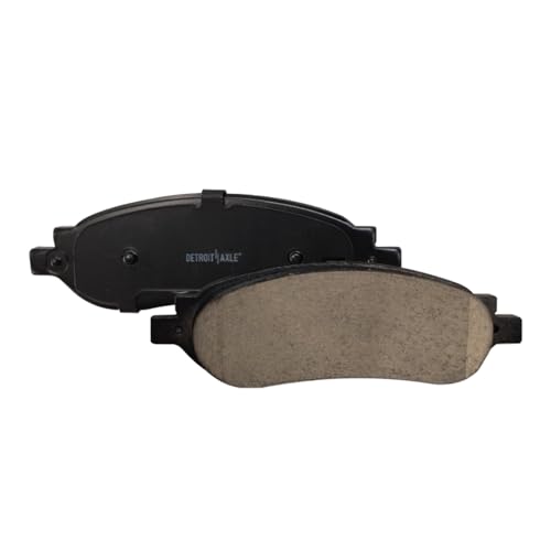 Image of Detroit Axle - Rear Brake Pads for 2005-2007 Ford F-250 F-350 Super Duty 2006 Ceramic Brakes Pads Replacement