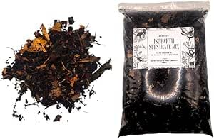 Premium IsoEarth Substrate Mix, 5L Complete Bioactive Terrarium Soil with Leaf Litter, Bark, Moss for Invertebrates Isopods, Amphbian and Reptiles