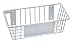 Rackem Racks 9175-W 12 x 6 x 4 in. Wire Basket - White