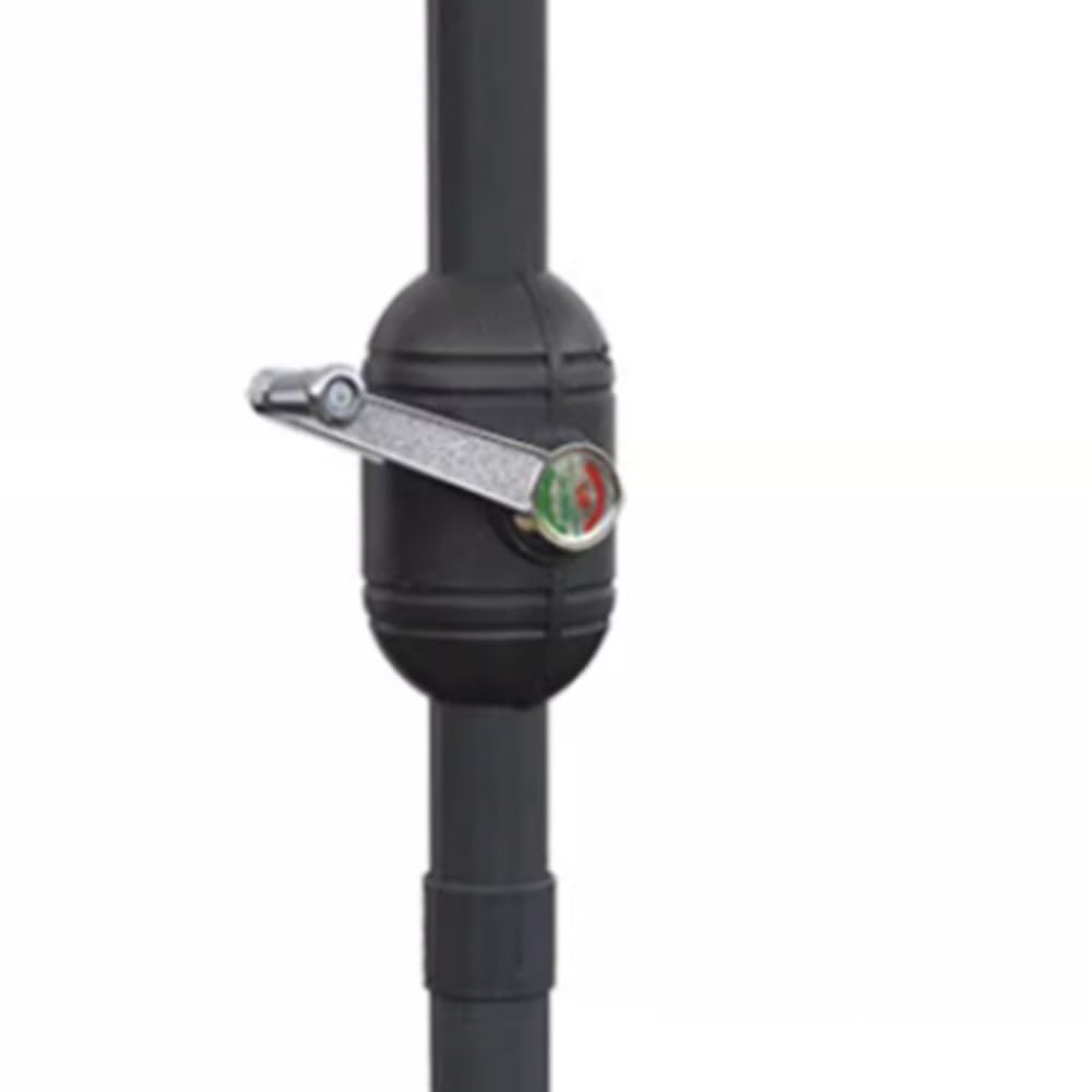 Ombrellone Da Balcone 300cm Ombrellone Da Mercato Leggero Parasole | Ombrellone Da Giardino Rotondo 8 Costole Ombrello Da Patio Impermeabile Protezione Solare