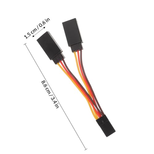 Cable de extensión servo RC de 5 cm macho a hembra con 30 núcleos para coches y helicópteros 2