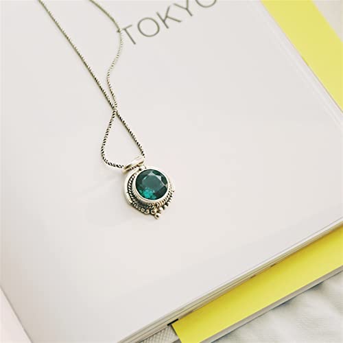 Collier cristal vert pour femme idéal pour illuminer vos soirées - 2