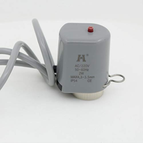 220V NO NC 4-wire Boiler Electric Thermal Actuator Valve For Thermostatundeloor Heating Radiator Normally Opened Closed - (Color: 220v NO)