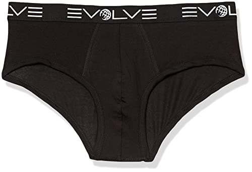 Evolve Men's Cotton Stretch 3 Pack No Show Briefs