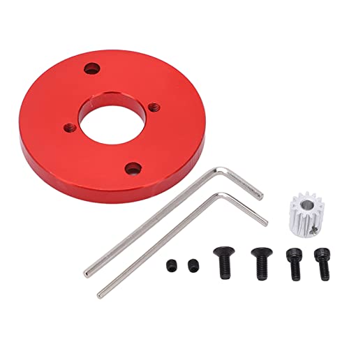 Upgrade Your MN86K /12 RC Car with Aluminum Oy Motor Holder – Portable Motor Base Mount Parts, RC Car Motor Mounting Holder, and Accessory for Enhanced Performance – Silver H (Red)