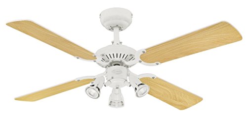 Westinghouse-Lighting-72113-Princess-Euro-105-cm-White-Indoor-Ceiling-Fan-Light-Kit-with-Three-Spotlights