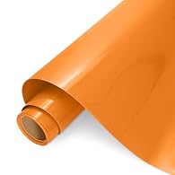 Unleash Your Shine - Bring your creative vision to life with our Orange-Red Heat Transfer Vinyl. The 30.5cm x 400cm htv vinyl roll format offers total freedom to cut any size your design requires. Featuring a rich, highly opaque finish, it ensures yo...